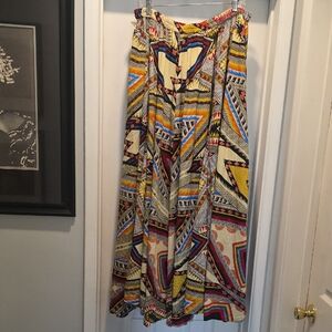 Magic Multicolor Geometric Maxi Skirt